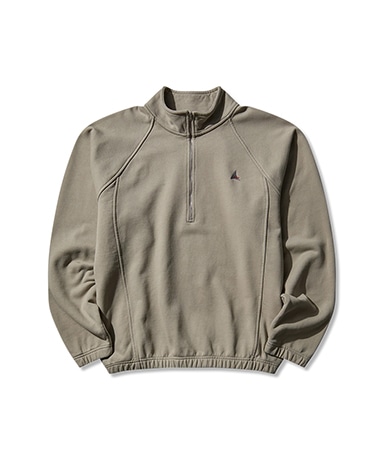 Logo 490gsm Heavy Half Zip