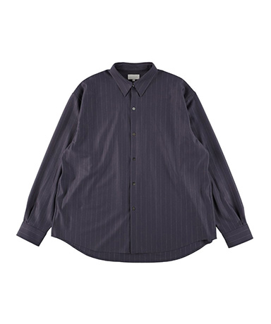 36G Wool Stripe Ideal Shirts