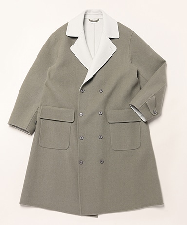 Semi Double Breasted Overcoat