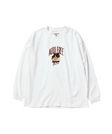 LARTIGENT 長袖Tシャツ ネイビー/ホワイト UWORD長袖Tシャツ(130 ホワイト): トップス｜Right-on公式