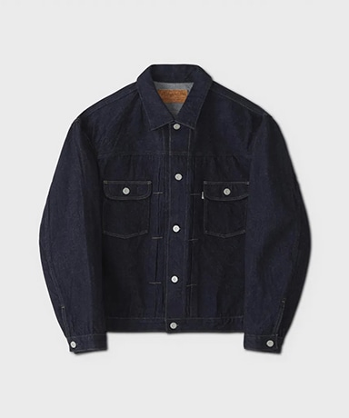 LOEFF ダークブルー デニムジャケット FULLCOUNT フルカウント デニム ジャケット メンズ レディース G