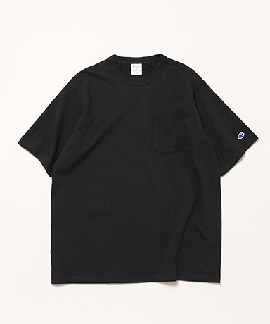 T1011 Short Sleeve Pocket T-Shirt (C5-B302)(L(MEN) Black