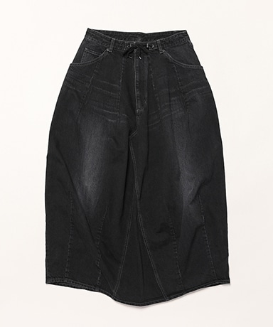 H.D. Skirt - Jean / 12oz Denim(1(WOMEN) Black/ブラック): NEEDLES