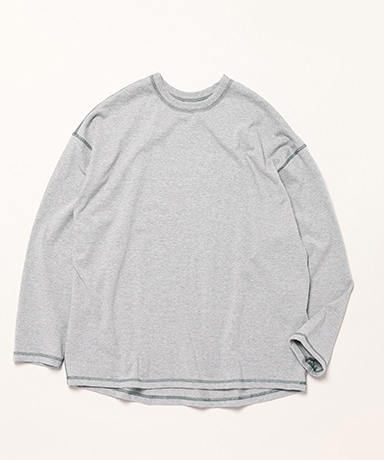 Plating Jersey Crew Neck L/S Big Tee