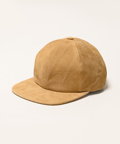 Suede Leather Baseball Cap
