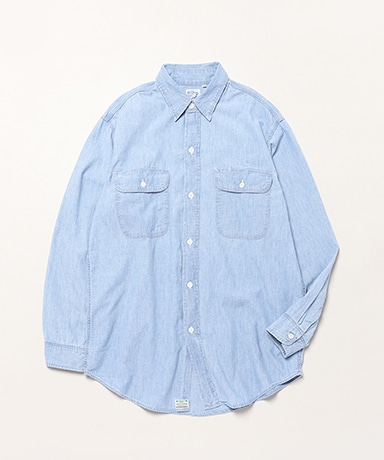プラージュ　Fine cotton chambray シャツ　シャンブレーシャツ m16931314521_1.jpg?1739333271