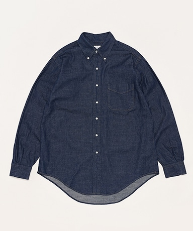 Denim Standard Button Down Shirt