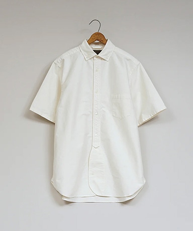 BRITISH OFFICERS SHIRT S/S - TYPE2(46(MEN) White/ホワイト