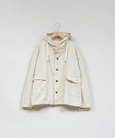 GUNNER JACKET - PIGMENT FADE(6(WOMEN) Ivory/アイボリー