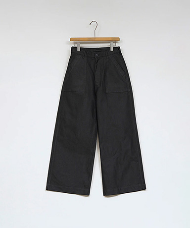 WIDE BAKER PANT(10(WOMEN) Charcoal/チャコール): Nigel Cabourn