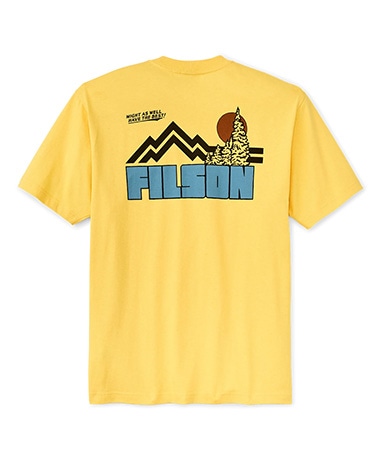 FRONTIER GRAPHIC T-SHIRT(M(MEN) Aspen Gold×Sun/アスペン
