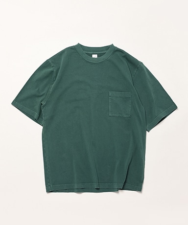 Classic Tee S/S Pocket STANDARD(2(MEN) Fade Sulfur Green