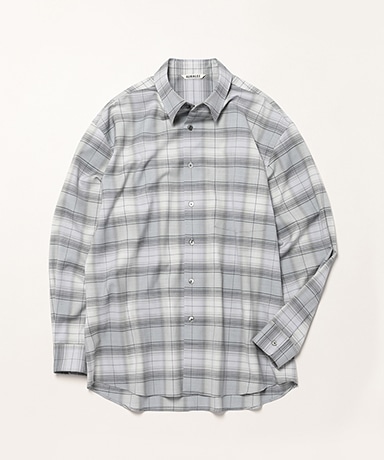 Super Light Wool Check Shirt(3(MEN) Blue Green Check/ブルー Super Light Wool Check Shirt(3(MEN) Blue Green Check/ブルー