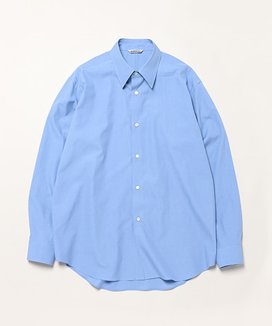 オーラリー　WASHED FINX TWILL SHIRT WASHED FINX TWILL SHIRT - AURALEE Official Website