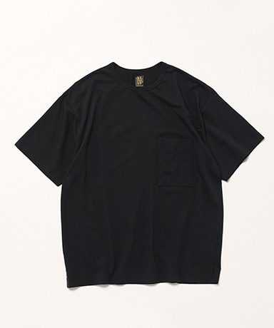 無料クーポン配布 アプリ Men Broad Black/ブラック T-Shirt(2(MEN) Pocket Jersey Air トップス