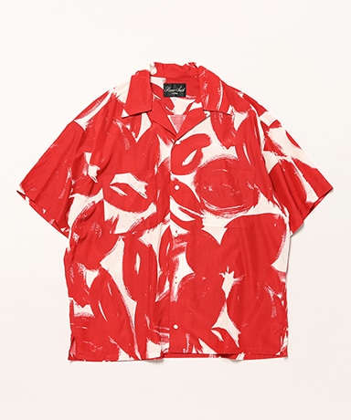 LOFTMAN別注 Brush Print S/S Shirt