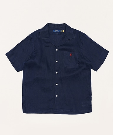 Classic Fit Linen Camp Shirt
