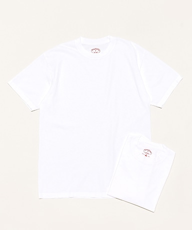 Cotton 2-Pack Crew Neck T Shirt Made in USA