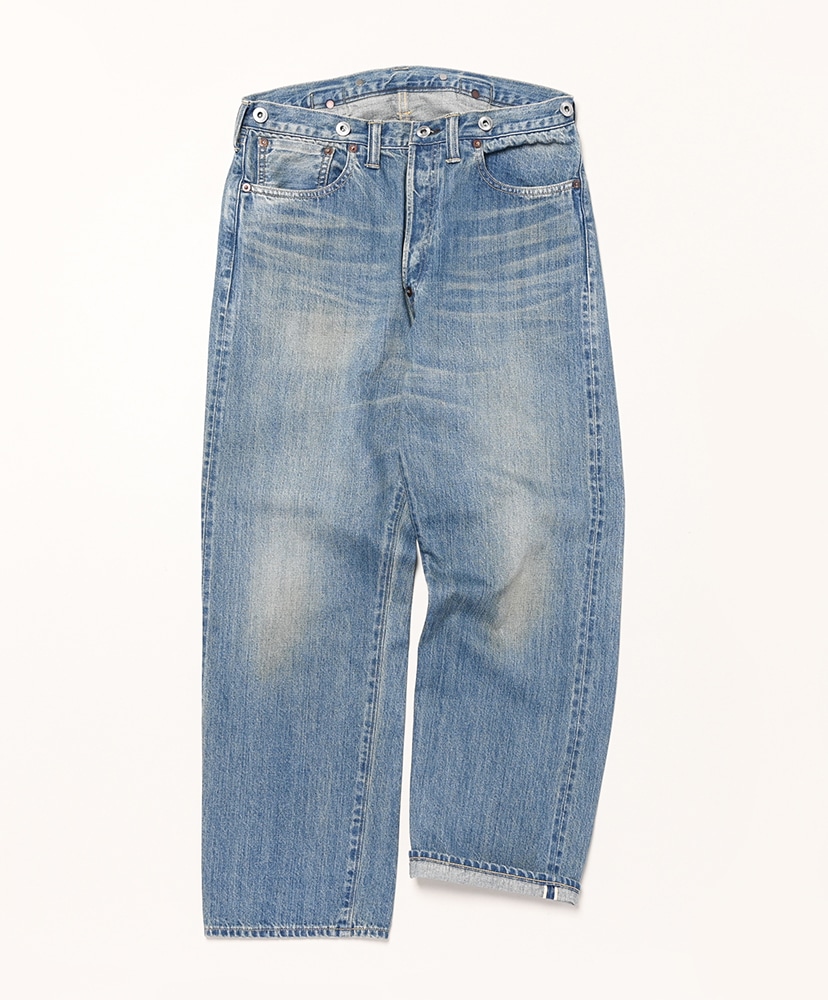 No.2 Washed Denim Panta(28/30(MEN) Indigo/インディゴ): A.PRESSE No.2 Washed Denim Panta(28/30(MEN) Indigo/インディゴ): A.PRESSE