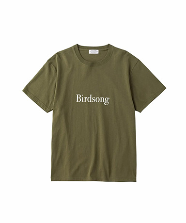 BIRDSONG T-shirt(L(MEN) L.Olive/ライトオリーブ): POET MEETS