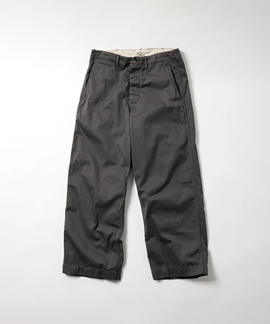 Selvedge Weapon Wide Trousers(L(MEN) C.Gray/チャコールグレー