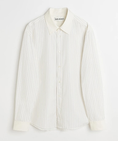 48　OUR LEGACY BEYOND SHIRT ストライプ　モーガン蔵人 48 OUR LEGACY BEYOND SHIRT ストライプ モーガン蔵人 - メルカリ