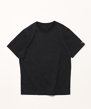gomme 立体的なタックデザイン 半袖Tシャツ 黒 立体タック デザイン Tシャツ レディース 半袖 プリント・7月13
