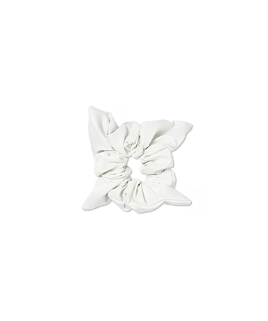 Faux Leather Square Scrunchie - Small