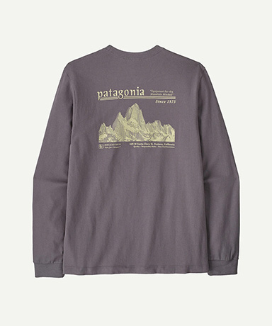 Men's Long-Sleeved Midweight Hut Tripper Skyline T-Shirt