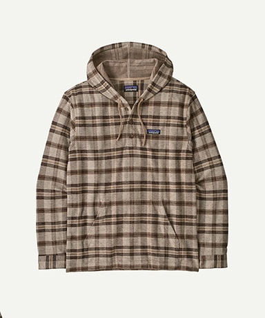 Men's Stretch Fjord Flannel Pullover Hoody
