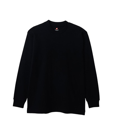 Suede Knit Crew Neck Long Sleeve