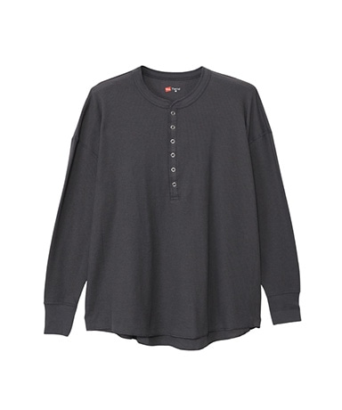 Thermal For Her - Henley Neck T-Shirt
