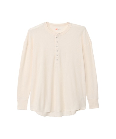 Thermal For Her - Henley Neck T-Shirt