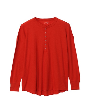 Thermal For Her - Henley Neck T-Shirt