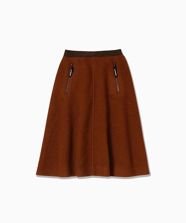 Wool Shaggy Skirt (W)
