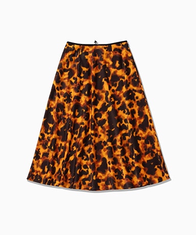 Printed Satin Skirt (W)