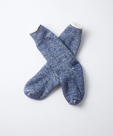 Double Faced Crew Socks - Merino Wool & Organic Cotton