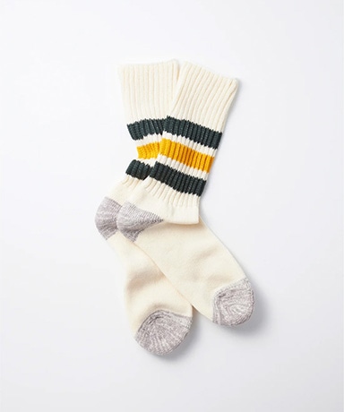 Coarse Rib Old School Crew Socks
