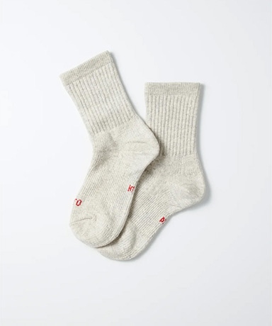 Double Face Mini Crew Socks "Organic Cotton"