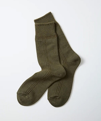 Vertical Line Cotton Wool Socks