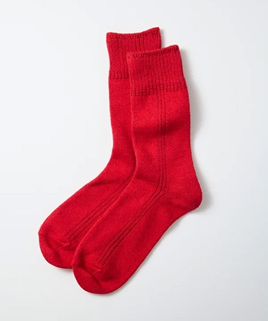 Vertical Line Cotton Wool Socks