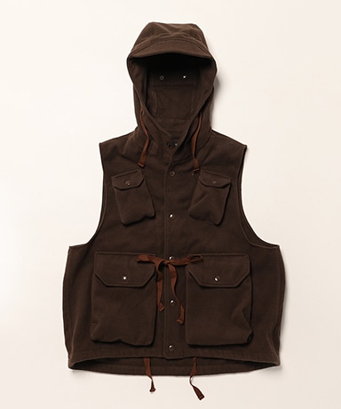 Field Vest - Polyester Fake Melton