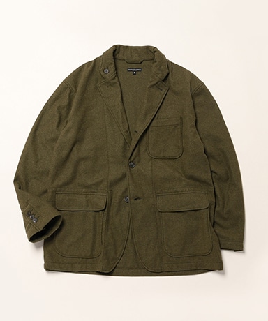 Loiter Jacket Poly Wool Heavy Flannel