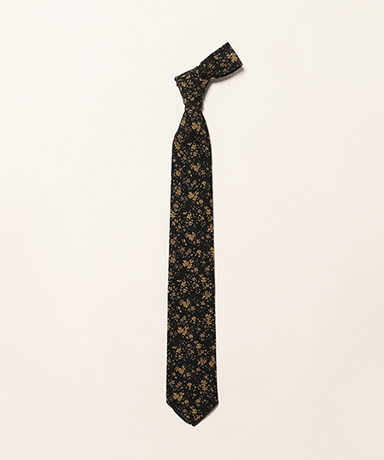 Neck Tie - 21W Corduroy Small Floral Print