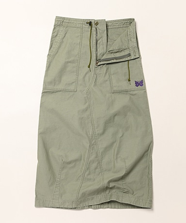 String Fatigue Skirt - Reversed Sateen