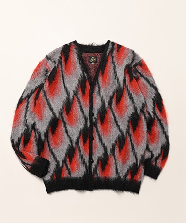 Mohair Cardigan - Abstract