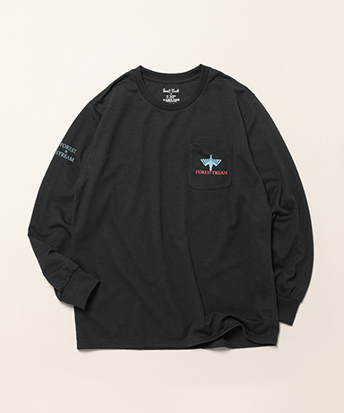 L/S Round Pocket Tee - Forestream