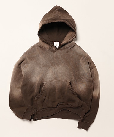 Oversized Crop Hoodie Aged