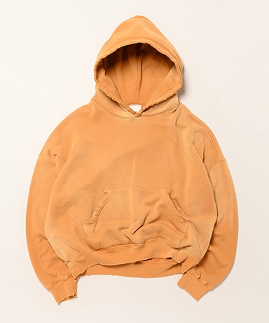 Oversized Crop Hoodie Aged
