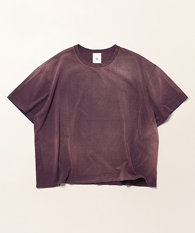 Oversize Crop T-shirts Aged